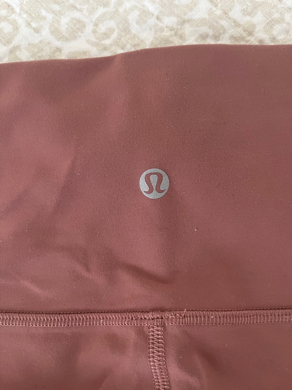 lululemon athletica High-Waist Biker Shorts in Dusty Rose